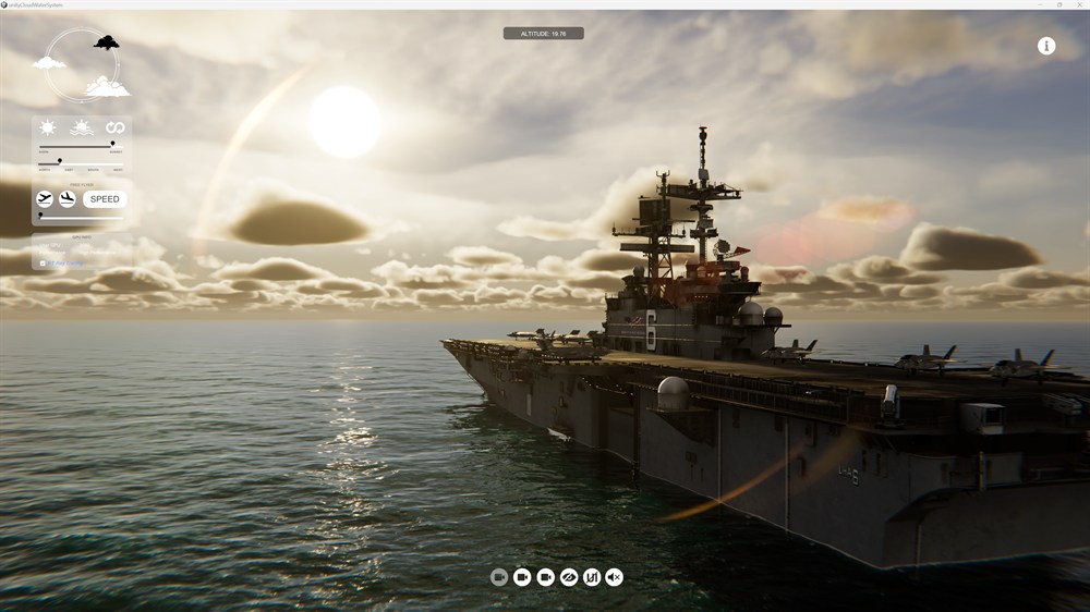 HDRP Ocean & Volumetric Clouds Showcase